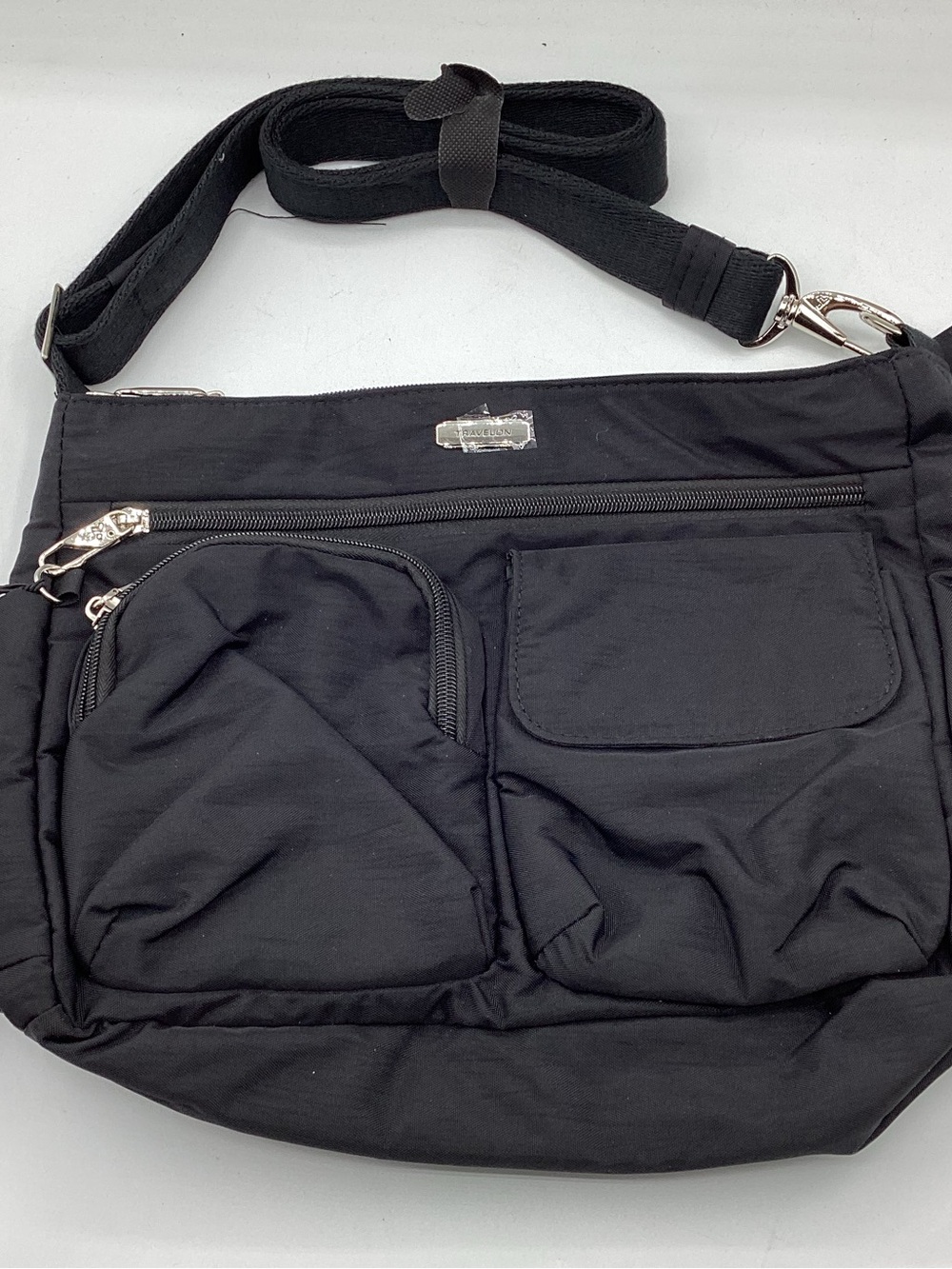 Travelon Anti-Theft Essentials Patch Pocket Crossbody Bag